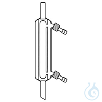 Refrigerante di Davies in vetro Duran mantello 500mm con portagomma GL